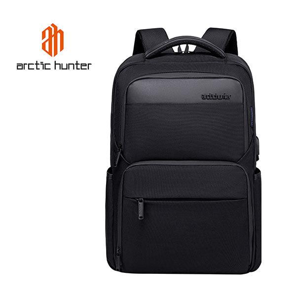 Arctic Hunter 23L Water-Resistant Daypack with USB Port, Anti-Theft Pockets, and Luggage Strap for Men and Women, Model B00113C