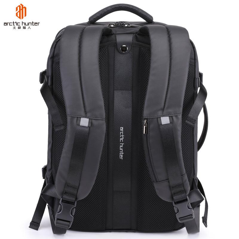 Arctic Hunter Expandable Travel Backpack Water Resistant 180° Opening Built In USB/Headphone Port Computer Bag for Men Women, B00350