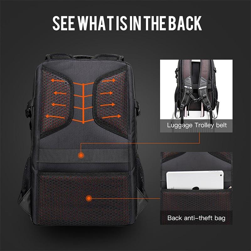 Arctic Hunter 26L Laptop Backpack - Water Resistant, Anti-Theft Pocket, USB Port, Premium Office Backpack B00387