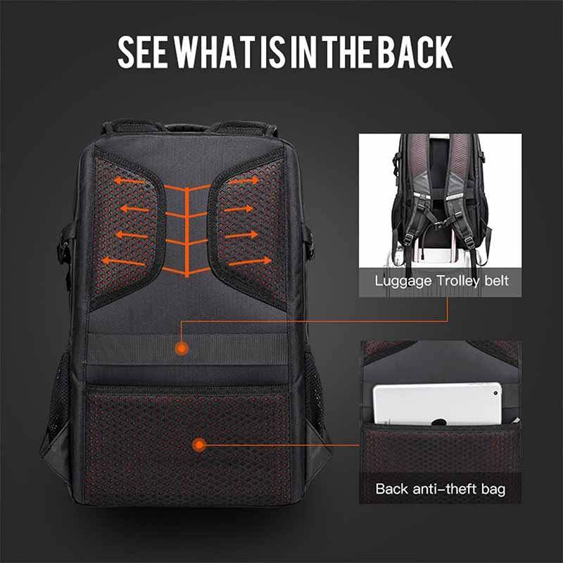 Arctic Hunter 26L Laptop Backpack - Water Resistant, Anti-Theft Pocket, USB Port, Premium Office Backpack B00387