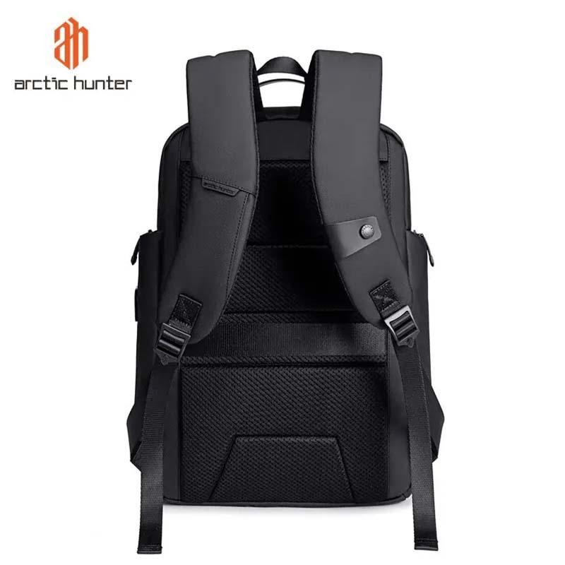 Arctic Hunter 17-inch Laptop Daypack – Premium Polyester Backpack with Built-in USB/Headphone Port for Men and Women, Model B00554