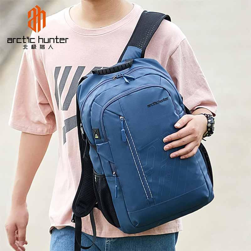 Arctic Hunter 26L Laptop Backpack - Water Resistant, Anti-Theft Pocket, USB Port, Premium Office Backpack B00387