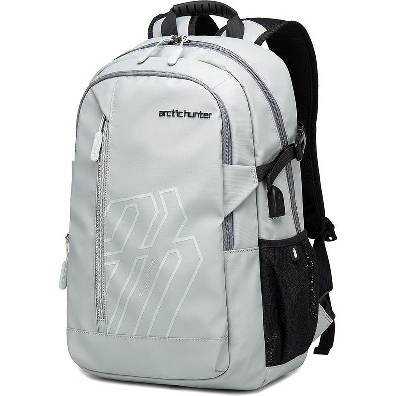 Arctic Hunter 26L Laptop Backpack - Water Resistant, Anti-Theft Pocket, USB Port, Premium Office Backpack B00387