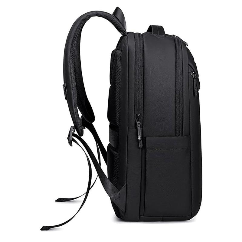 Arctic Hunter 15.6-inch Water-Resistant Laptop Backpack with USB and Headphone Ports – Durable Polyester Daypack for Men and Women B00555 Black