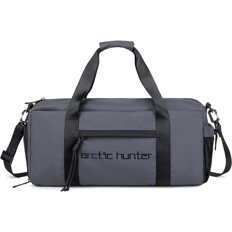 Premium 25L Water-Resistant Gym Bag with Shoe Compartment and Detachable Straps for Men and Women - Arctic Hunter LX00537