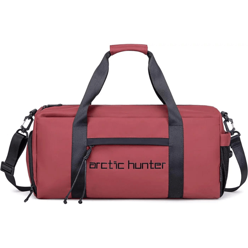 Premium 25L Water-Resistant Gym Bag with Shoe Compartment and Detachable Straps for Men and Women - Arctic Hunter LX00537