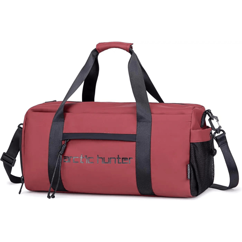 Premium 25L Water-Resistant Gym Bag with Shoe Compartment and Detachable Straps for Men and Women - Arctic Hunter LX00537