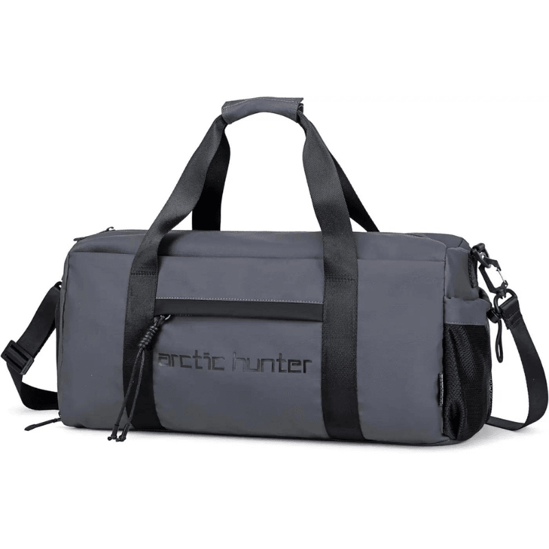 Premium 25L Water-Resistant Gym Bag with Shoe Compartment and Detachable Straps for Men and Women - Arctic Hunter LX00537