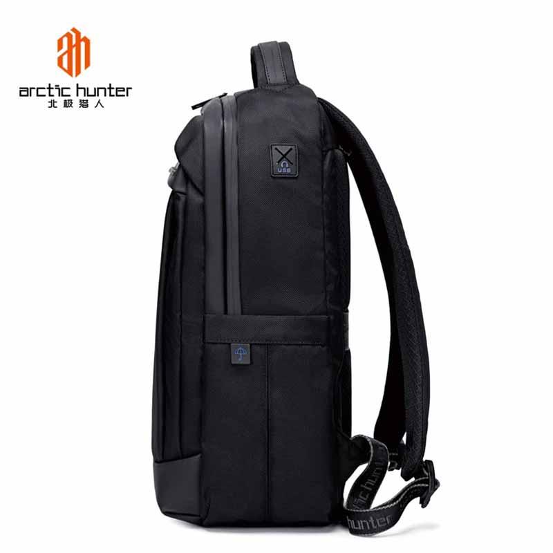 Arctic Hunter Lightweight Water-Resistant Laptop Backpack with USB Jack, Unisex Travel Bag with Separate Laptop Compartment, B00478