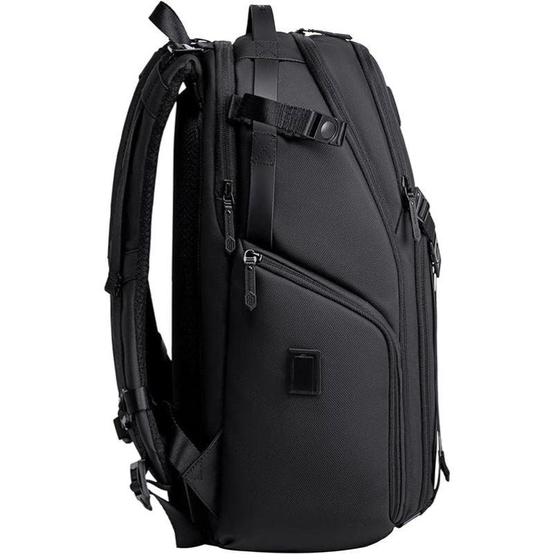 Arctic Hunter Professional Shockproof Water-Resistant Camera Backpack with TSA-Approved 180-Degree Opening, Separate Laptop Compartment, and Built-in USB Port – Perfect for Travel and Business B00575