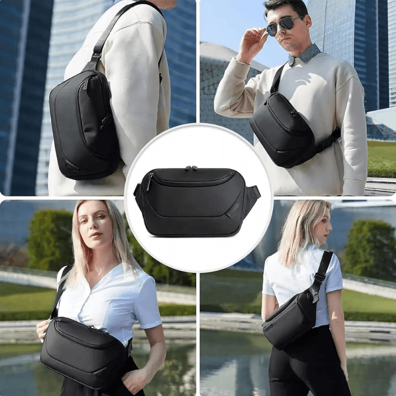 Arctic Hunter Stylish Crossbody Bag - Anti-Theft Water-Resistant Chest Bag for Men and Women | Perfect for Shopping, Travel, Office, and Hiking - Model Y00561