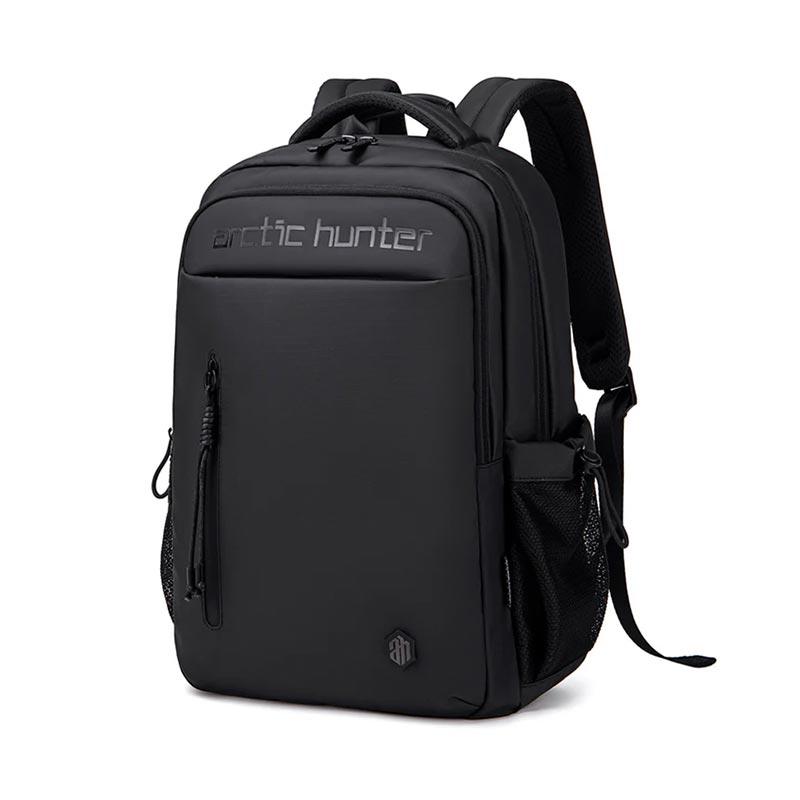 Durable Premium 21L Water resistant Travel Backpack for Men by Arctic Hunter Ideal for Office Business Travel College and School B00534 Black