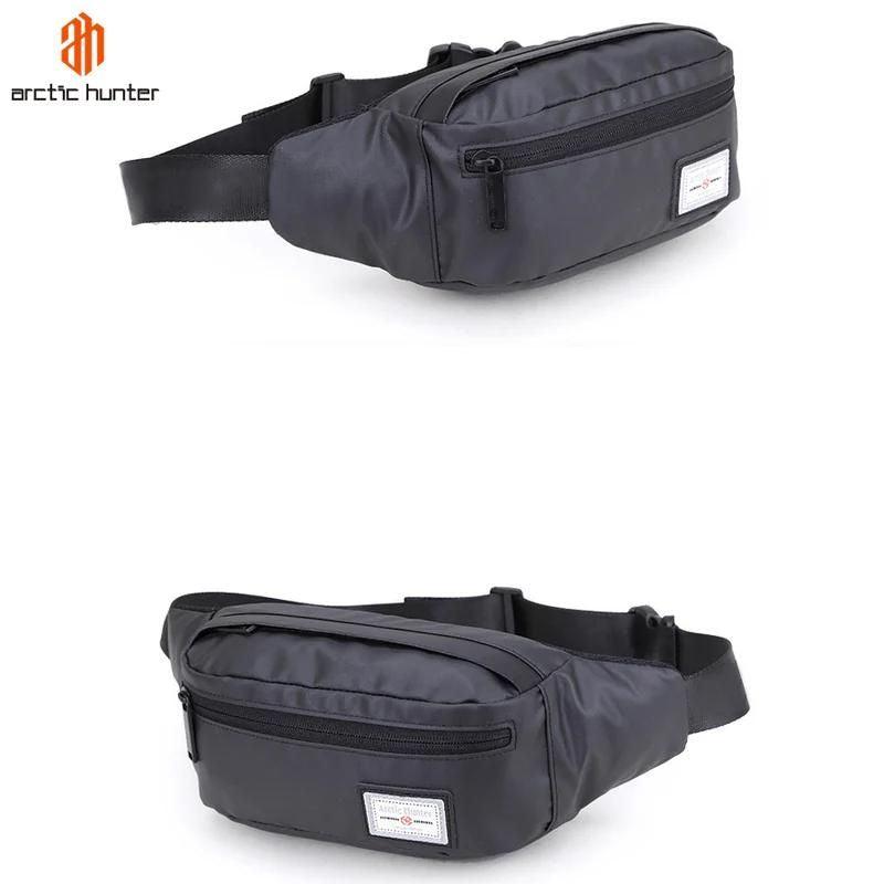 Arctic Hunter Unisex Water Resistant Chest Bag - Versatile Crossbody Travel and Outdoor Bag for Men and Women, YB14001 Black