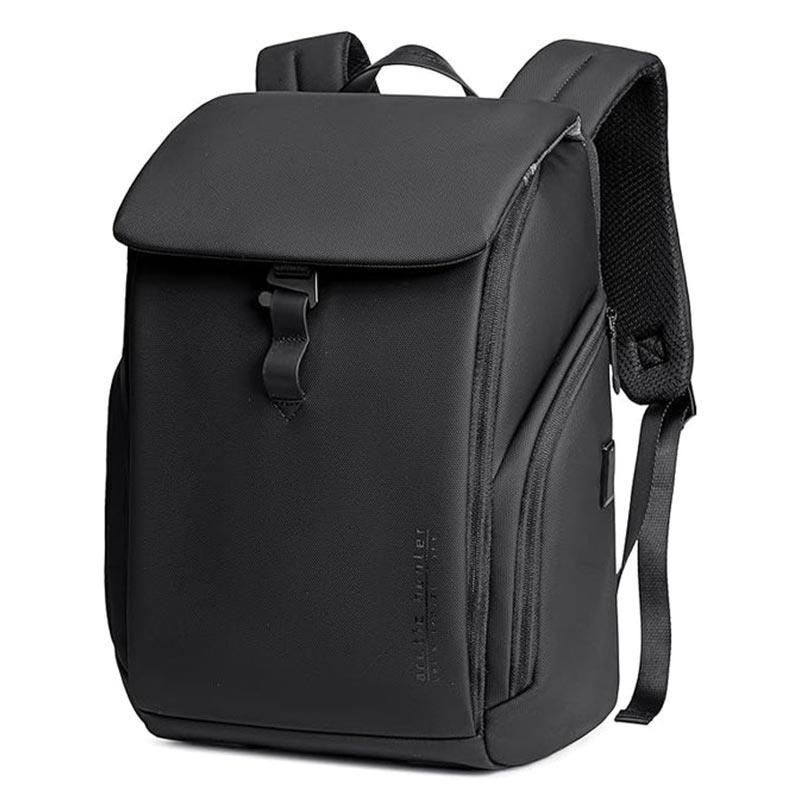 Arctic Hunter Water-Resistant Anti-Theft Stylish Laptop Backpack with USB & Headphone Port - Perfect for Travel, College, and Daily Use B00558 Black