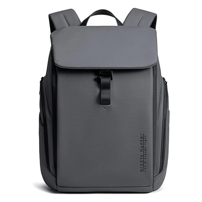 Arctic Hunter Water-Resistant Anti-Theft Stylish Laptop Backpack with USB & Headphone Port - Perfect for Travel, College, and Daily Use B00558 Black