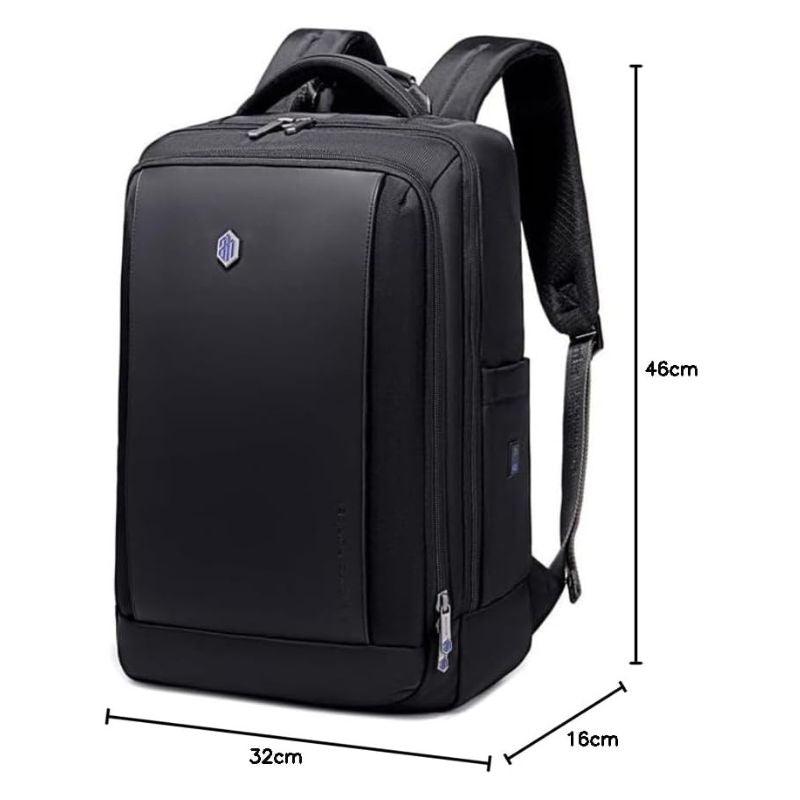 Arctic Hunter 180 Opening Anti Theft Business Travel Laptop Backpack 17 Inch Water Repellent Multifunctional Backpack for Men and Women B00550