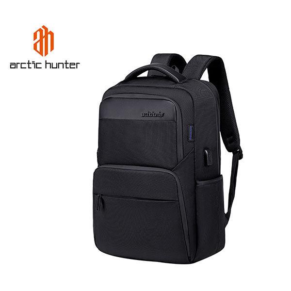 Arctic Hunter 23L Water-Resistant Daypack with USB Port, Anti-Theft Pockets, and Luggage Strap for Men and Women, Model B00113C